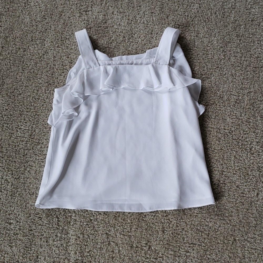 Banana Republic ruffle tank top. Size Medium